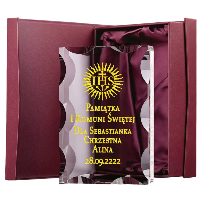 Pamiątka Pierwszej Komunii Świętej - Statuetka wysokiej jakości - idealny prezent dla Dziecka, z personalizacją 0278W22a.jpg