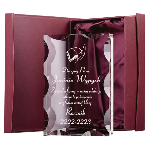 Elegancki prezent dla Nauczyciela Wychowawcy Wykładowcy Promotora  – Upominek z personalizacją, idealny na Dzień Nauczyciela, zakończenie roku szkolnego - Dowolne życzenia 0278W23a.jpg