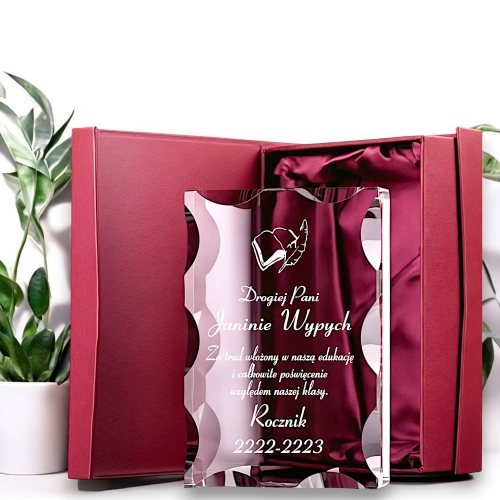 Elegancki prezent dla Nauczyciela Wychowawcy Wykładowcy Promotora  – Upominek z personalizacją, idealny na Dzień Nauczyciela, zakończenie roku szkolnego - Dowolne życzenia 0278W23b.jpg