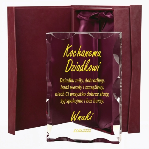 Unikalna Statuetka dla Najlepszego Dziadka Babci - Idealny Prezent na Urodziny Dzień Dziadka Dzień Babci Wyjątkowe Okazje - Etui i dowolne życzenia w cenie 0278W42a.jpg