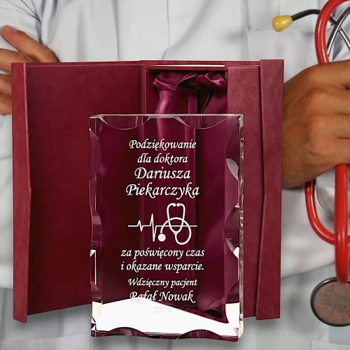 Podziękowanie dla Lekarza Prowadzącego Chirurga Doktora Pielęgniarki Położnej Podziękowanie za Uratowanie Życia 0278W61b.jpg