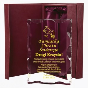 Kryształowa statuetka na I Komunię — zdjęcie 5