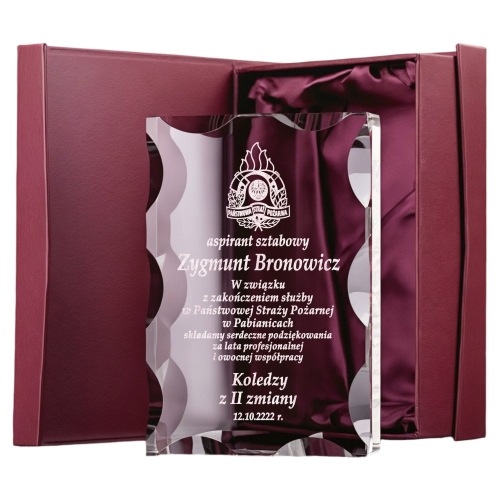 Unikalna Statuetka dla Strażaka Kolegi PSP OSP - Doskonały Prezent Podziękowanie za Służbę Awans Pomoc - Piękny Grawer i Logo 0278W54a.jpg