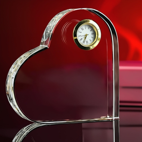 Piękne kryształowe Serce z Zegarkiem - prezent na dowolną okazję - zmiany graweru i etui w cenie 0244a.jpeg