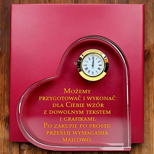 Piękne kryształowe Serce z Zegarkiem - prezent na dowolną okazję - zmiany graweru i etui w cenie 0244W00b.jpg