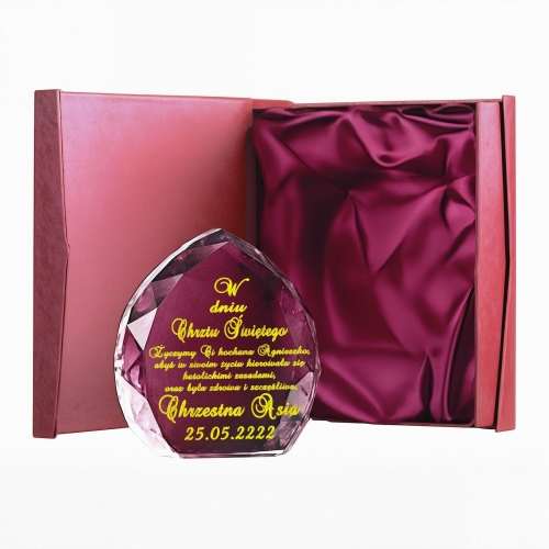 Pamiątka na Chrzest Prezent na Chrzest Święty - wysoka jakość  - dowolne życzenia - TANI upominek na każdą okazje 0149W14b.jpg