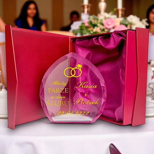 Niepowtarzalny Prezent Upominek Ślubu Wesele dla Dzieci Rodziców Znajomych Dziadków - etui prezentowe własny grawer 0149W30b.jpg