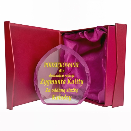 Podziękowanie dla Pracownika Strażaka Żołnierza - z okazji Lat Pracy odejścia na Emeryturę Awans - dowolny grawer złoty srebrny 0149W40a.jpg