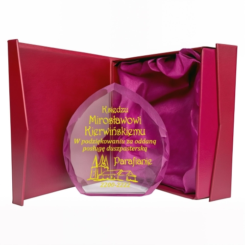 Kryształowa Statuetka z Grawerem – Elegancki Prezent dla Księdza, Proboszcza, Duszpasterza Rocznica Święceń 0149W46a.jpg