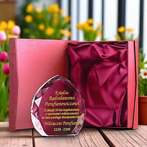 Prezent dla Kapłana Księdza Podziękowanie za Posługę Duszpasterską od Parafian Upominek na Rocznicę Święceń 0149W47b.jpg