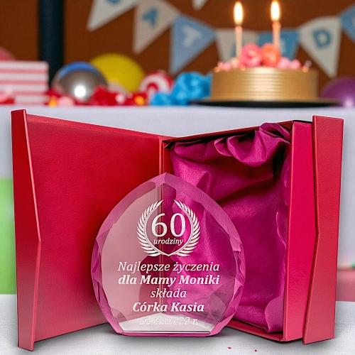 Piękna Pamiątka na Urodziny Imieniny - dla dowolnej osoby - wysoka jakość wykonania dowolne życzenia urodziny 18 20 25 30 40 50 60 70 0149W48b.jpg