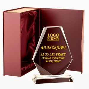 Grawerowana statuetka luksusowy prezent upominek biznesowy dla szefa pracownika na emeryturę odejście dla kierownika dyrektora prezesa firmy współpracującej partnera wspólnika 0262W66a.jpg