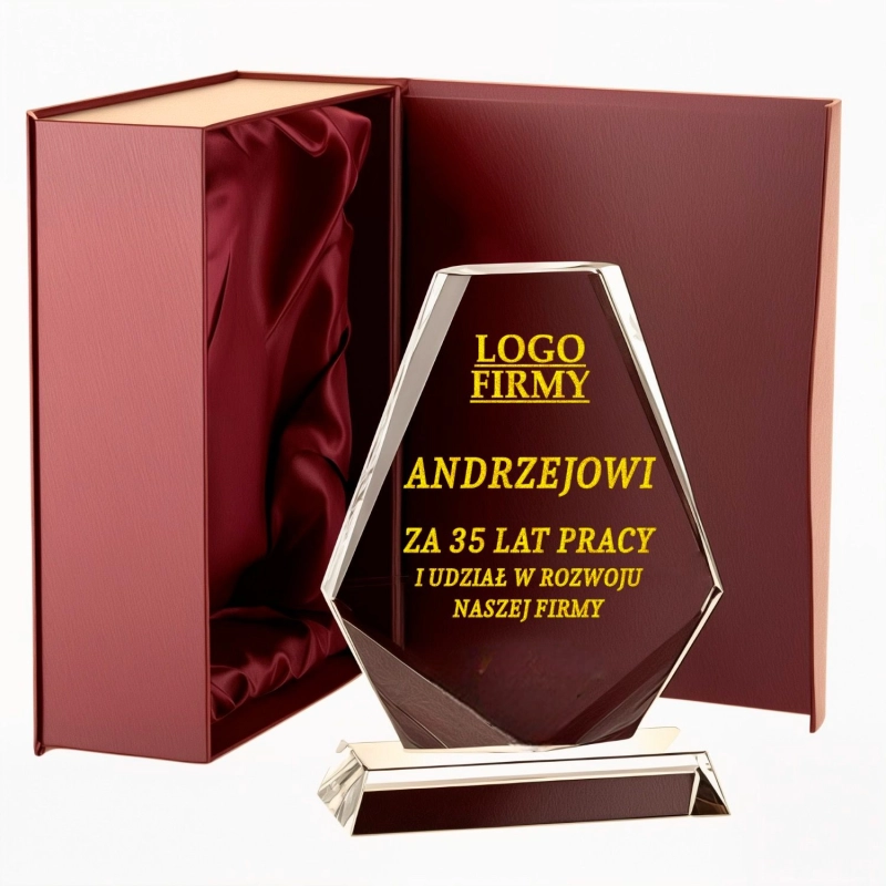 Grawerowana statuetka luksusowy prezent upominek biznesowy dla szefa pracownika na emeryturę odejście dla kierownika dyrektora prezesa firmy współpracującej partnera wspólnika 0262W66a.jpg