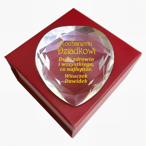 Prezent na Dzień Dziadka dla Dziadków Tani i Ładny Upominek Grawerowany Serce Kryształowe 0150W23a.jpg
