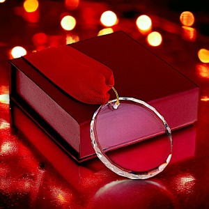 Mały medal kryształowy z etui — zdjęcie 2