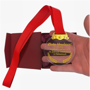 Medal dla ucznia na koniec roku szkolnego z grawerem — zdjęcie 10