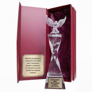 Luksusowy kryształ 27 cm dla szefa
