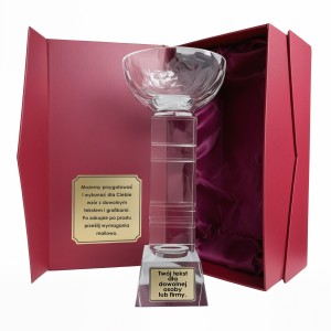 Kryształowy puchar 27 cm dla szefa