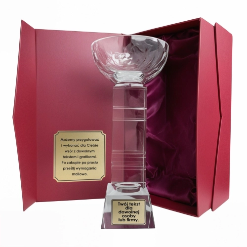Luksusowy KRYSZTAŁOWY Puchar 27 cm Upominek Biznesowy Sportowy Prezent dla Szefa Prezesa Dyrektora na Rocznicę Założenia Firmy Prowadzenia Działalności Odejście na Emeryturę 0371a4.jpg