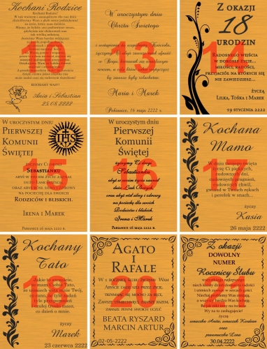 Złocony dyplom A5 na podziękowania dla rodziców z Twoim grawerem