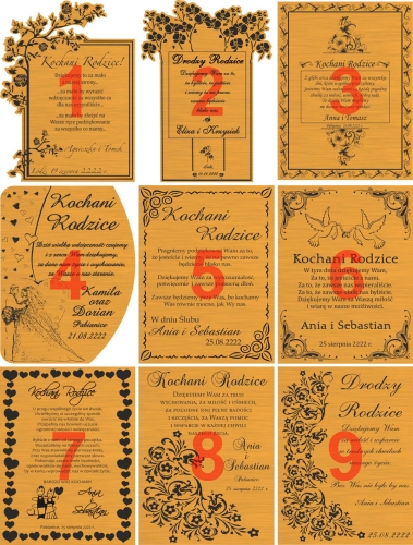 Złocony dyplom A4 z Twoją dedykacją na urodziny imieniny jubileusz dowolny projekt