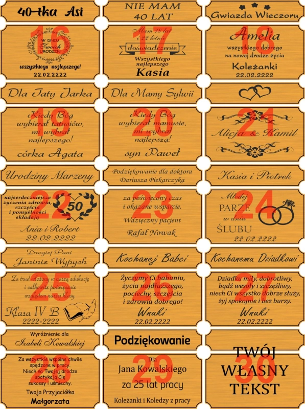Komódka z zegarkiem dla rodziców — zdjęcie 2