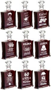 Karafka ze złoceniem na alkohol — zdjęcie 6