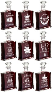 Karafka ze złoceniem na alkohol — zdjęcie 7