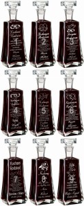 Karafka na whisky z grawerem