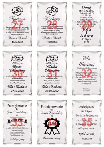 Gruby kryształ - prezent na urodziny podziękowania dla rodziców z etui