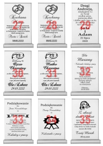 Grawerowany kryształ idealny prezent upominek biznesowy dla prezesa