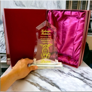 Prezent na 5 15 25 35 45 55 rocznicę ślubu jubileusz dla dziadków rodziców 26 cm + opakowanie ozdobne