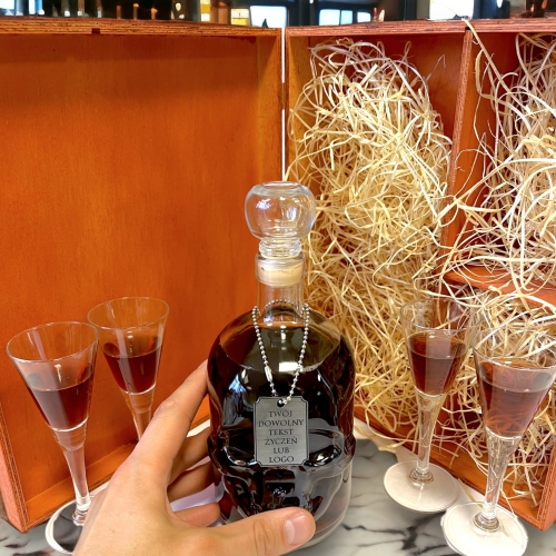 Karafka CZACHA na wieczór kawalerski panieński dla kolegi prezent grawerowana karafka 16