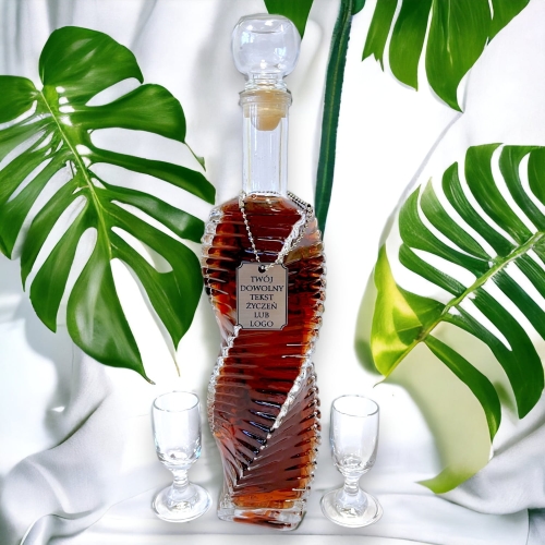 Piękna ozdobna karafka z grawerowanym nieśmiertelnikiem na prezent urodzinowy dla męża teścia taty kolegi 0347-03b.jpg