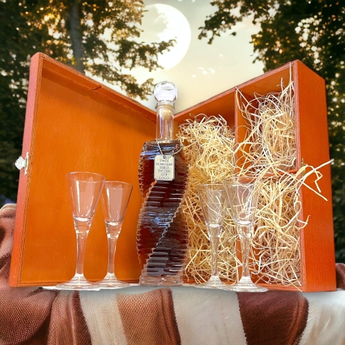 Piękna ozdobna karafka z grawerowanym nieśmiertelnikiem na prezent urodzinowy dla męża teścia taty kolegi 0347-19b.jpg