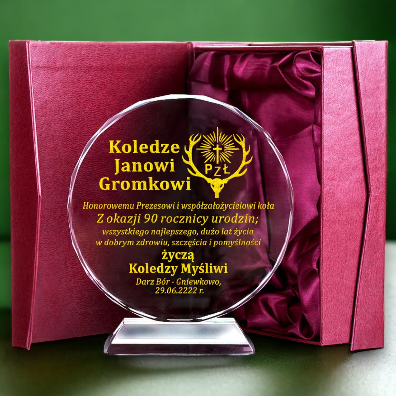 Trofeum medal dla myśliwego